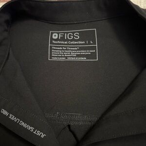 Figs Technical Collection Black Top Rafaela oversized